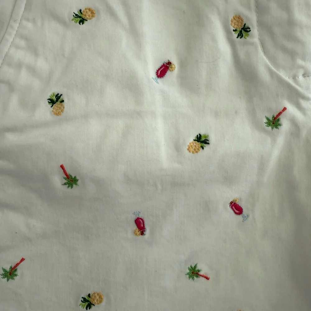 Tommy Bahama Boracay® Tropical Toss Embroidered 5-Inch Shorts.  Size 6 - Picture 5 of 9